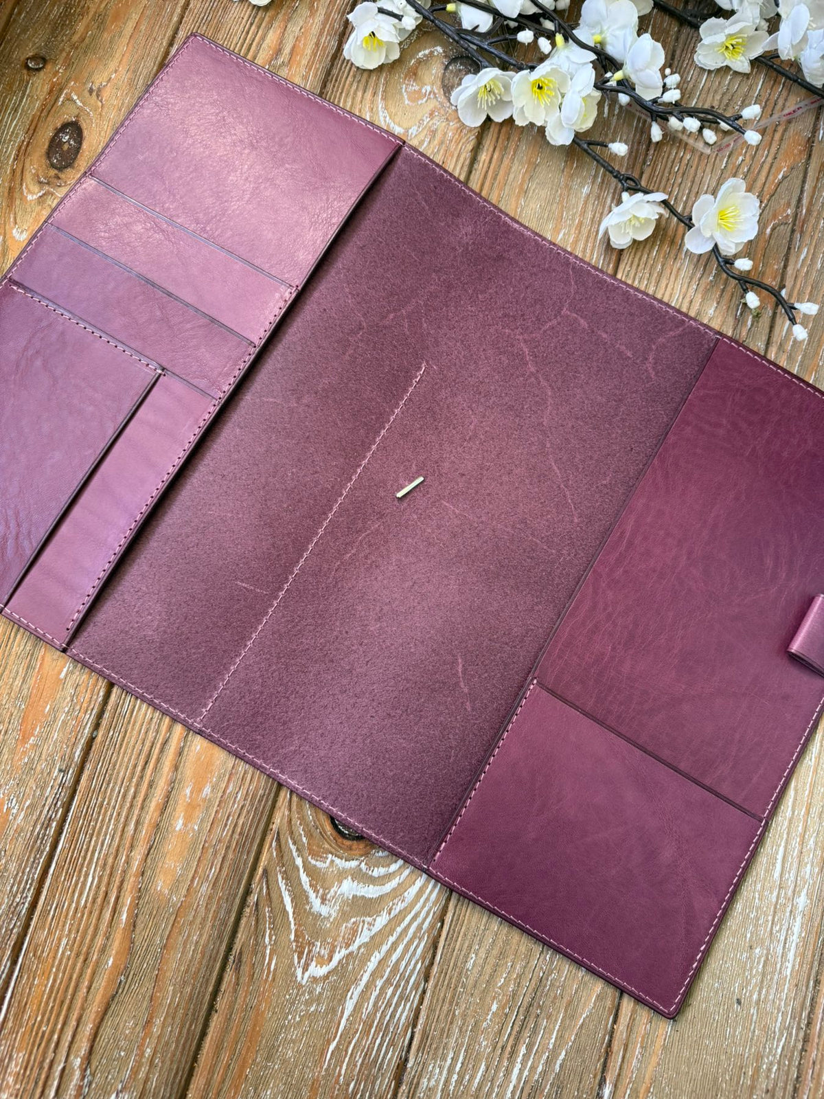 Ready To Ship - B5 Leather Planner Cover – Viola