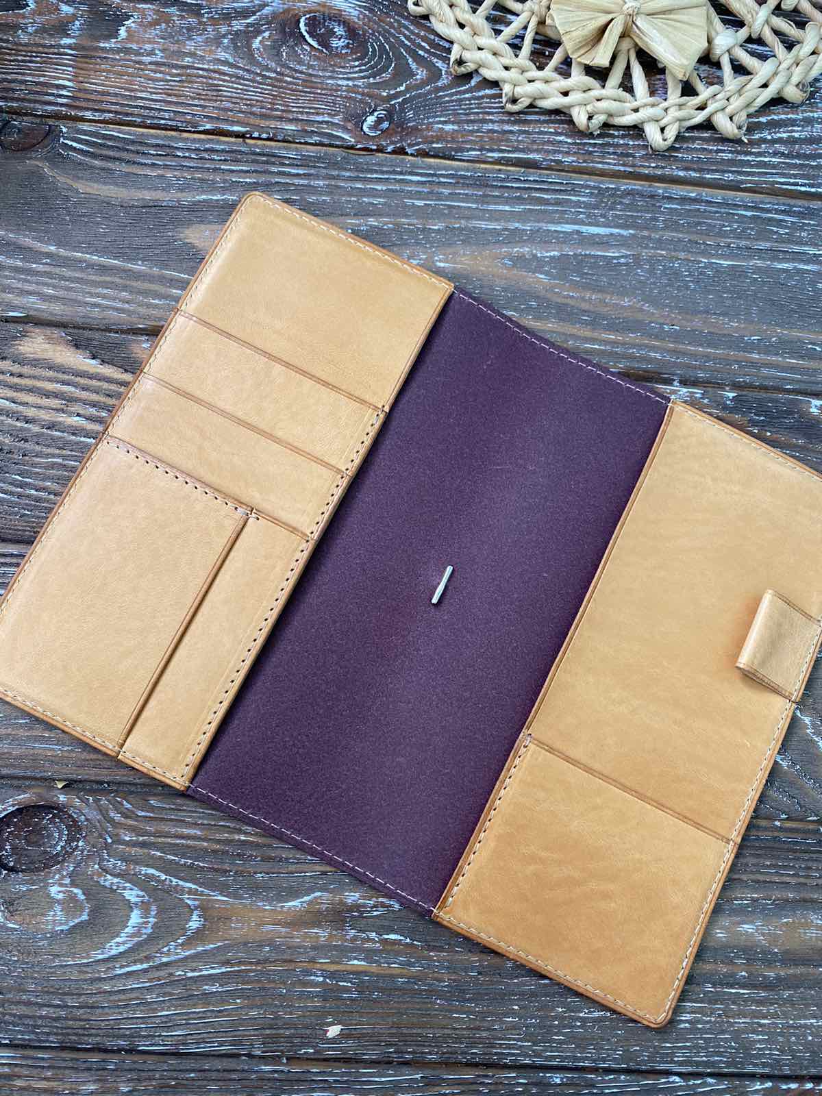 Hobonichi Weeks Leather Cover – Fits with Clear Cover – Snap or Elastic