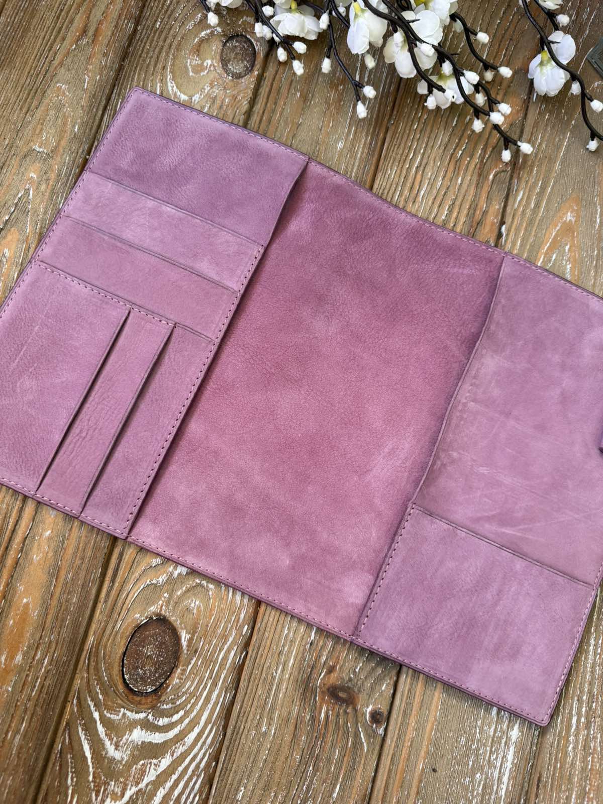 Filoplanner Leather Cover for Allie Ryaz Chunky Notebook with Nubuck Lining