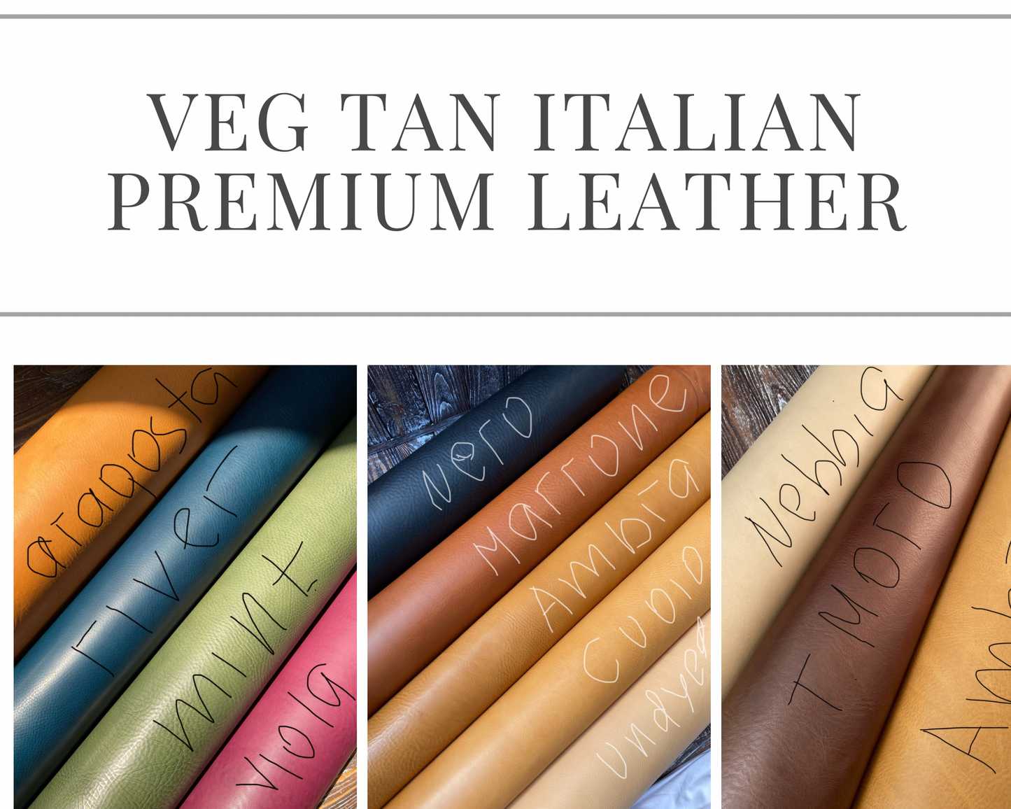 Leather Cover for Planner Notebooks – Sterling Ink Sizes – Preorder
