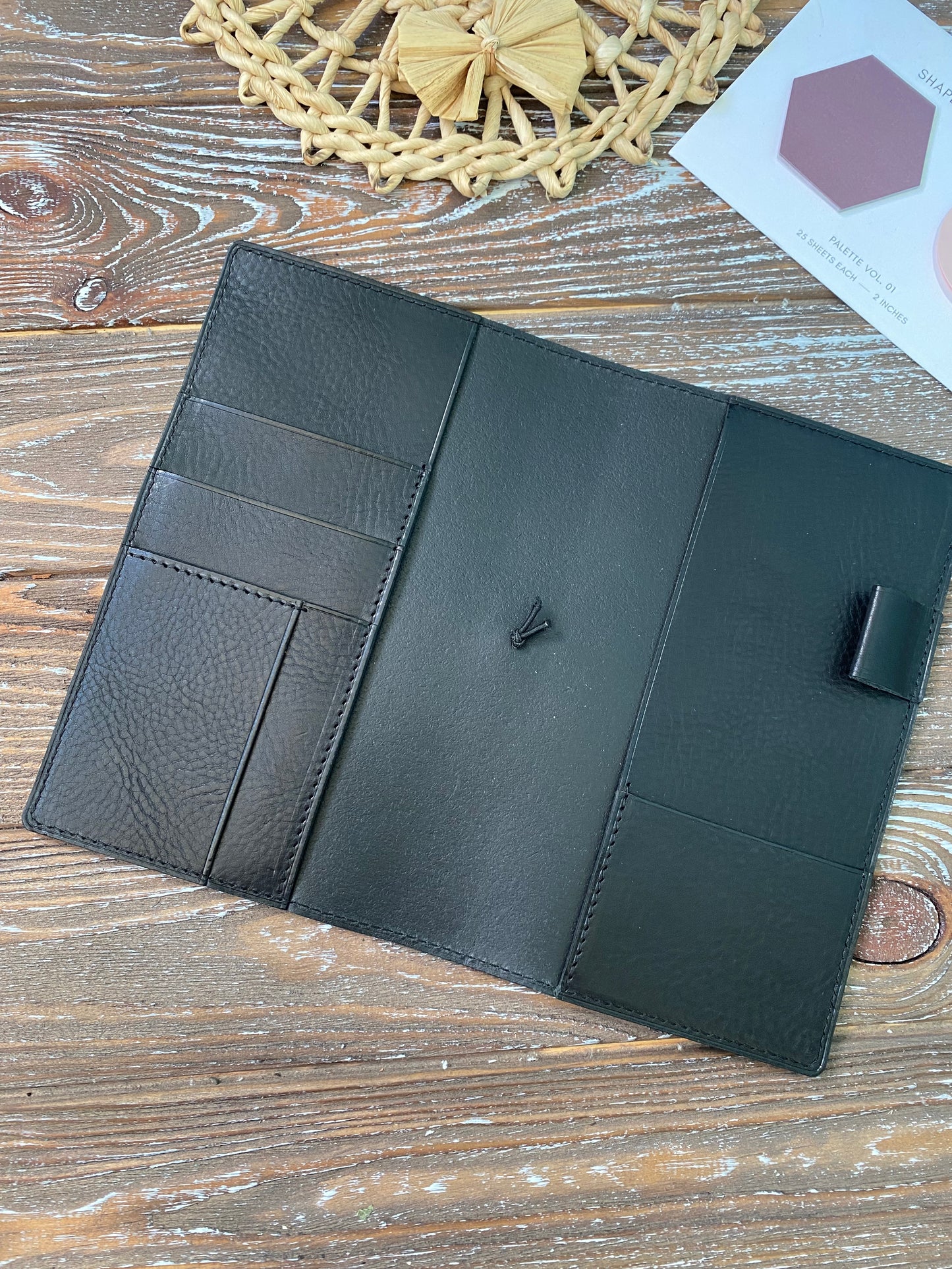 Hobonichi Weeks Leather Cover – Fits with Clear Cover – Snap or Elastic
