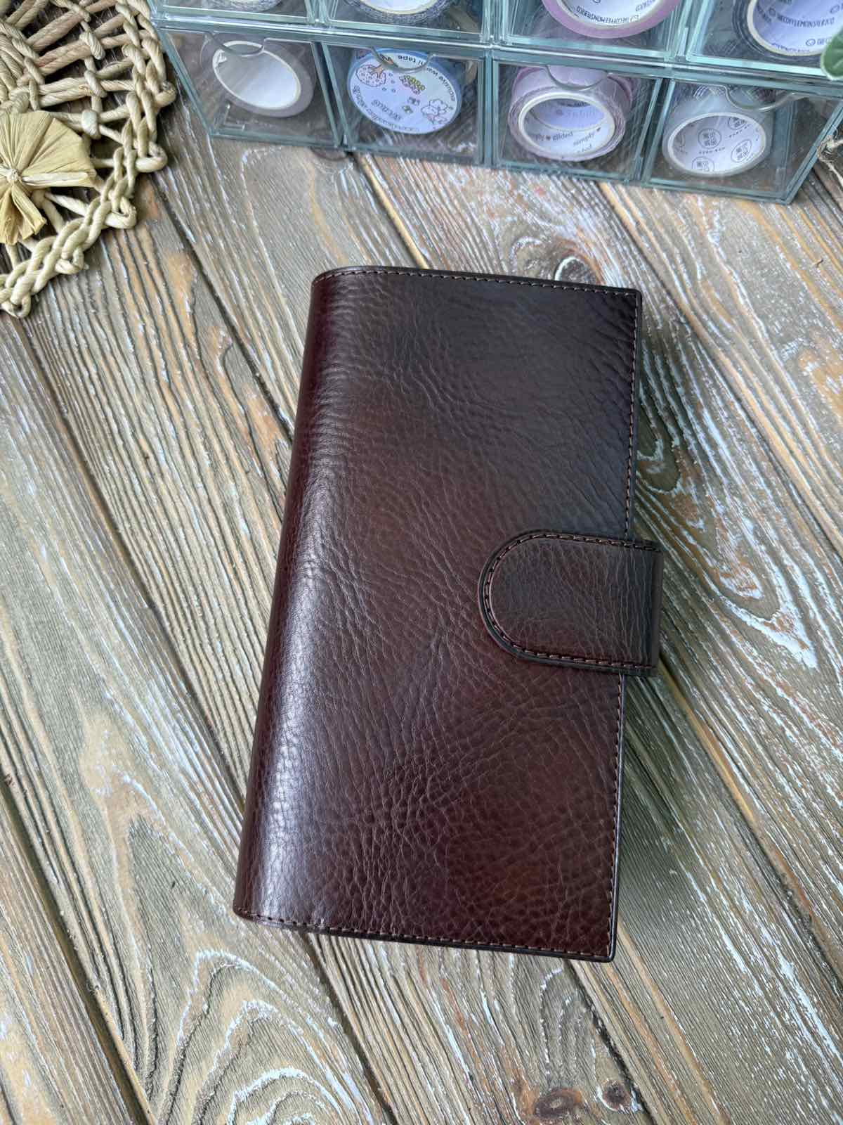 Ready to ship - Standard leather cover - Marrone and T.Noro color (Sterling Ink)