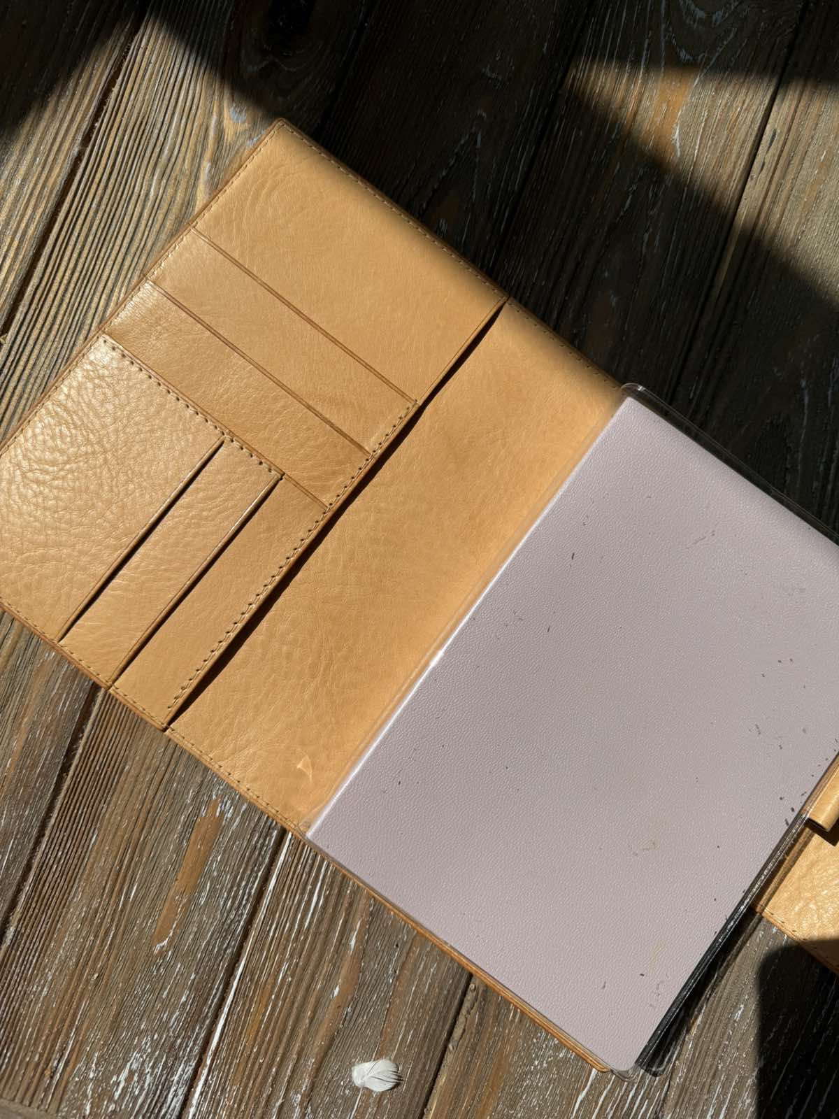 Premium Veg Tan Leather 5 Year Planner Cover A5 A6 | Hobonichi Compatible Journal Cover