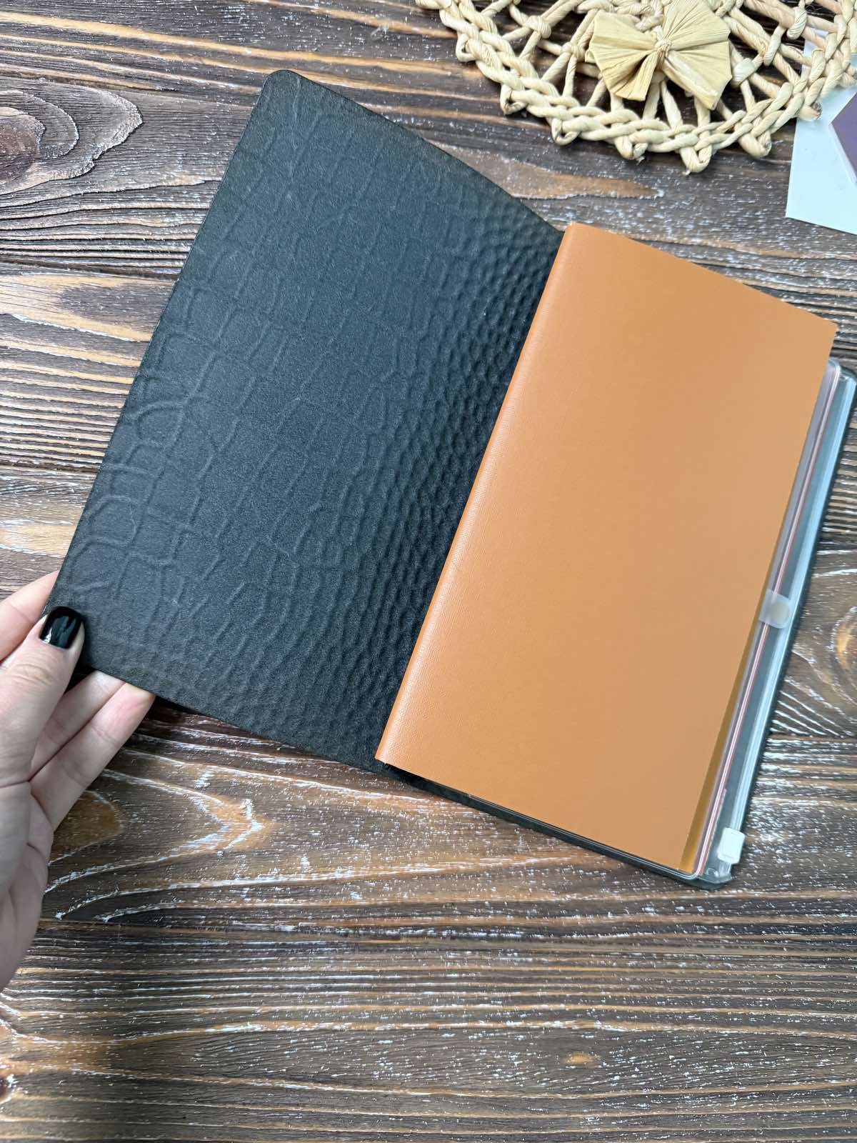 Standard TN, Regular TN veg tan leather cover, Travelers Notebook, Midori planner, Genuine leather