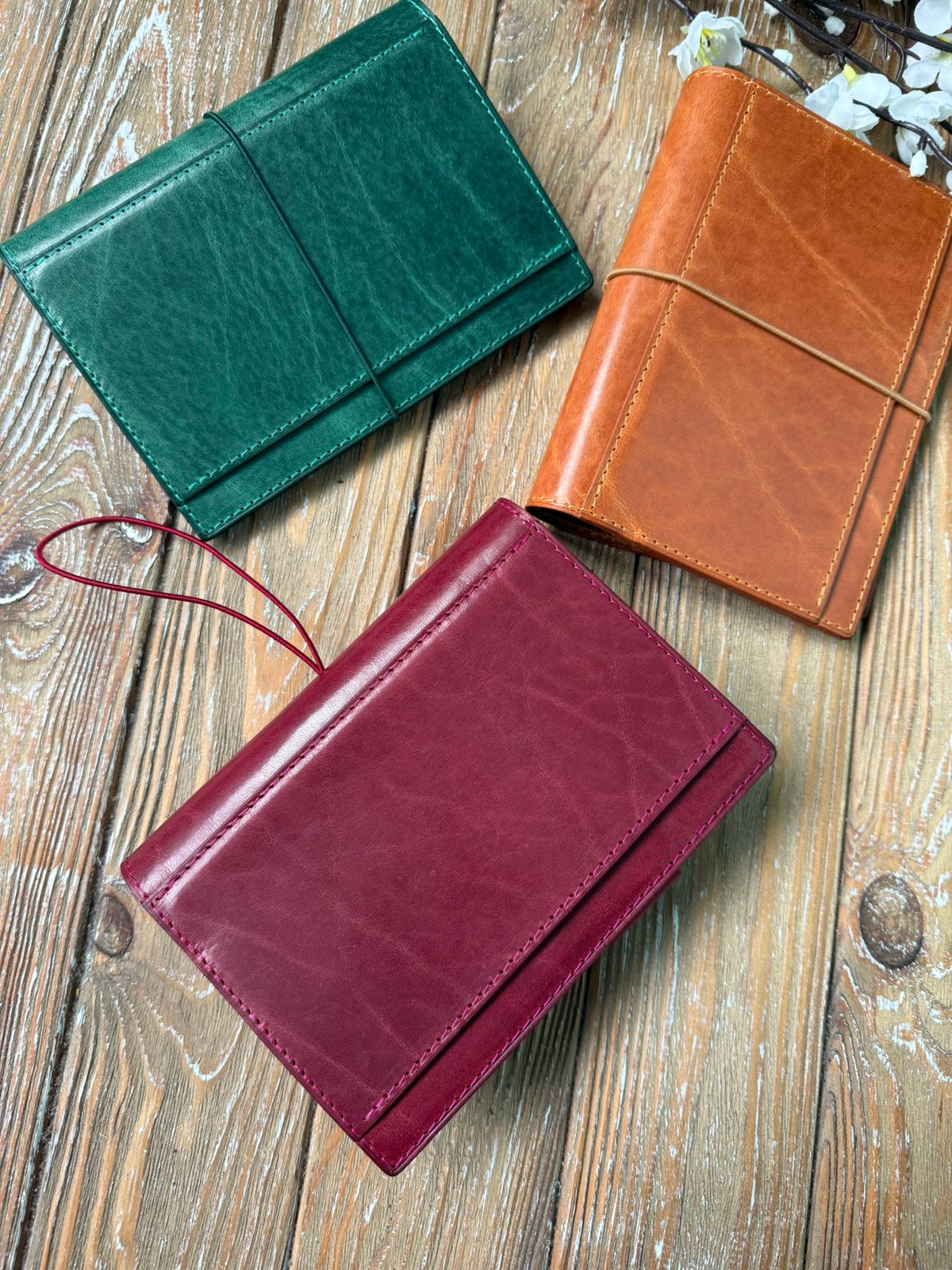 Allie Ryaz (FiloPlanner) - Premium Tuscan Italian Veg Tan Leather – Natural Sheen