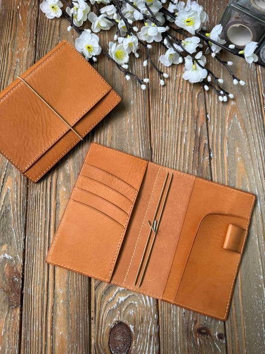 Ready to ship | Pocket & Passport - Aragosta leather