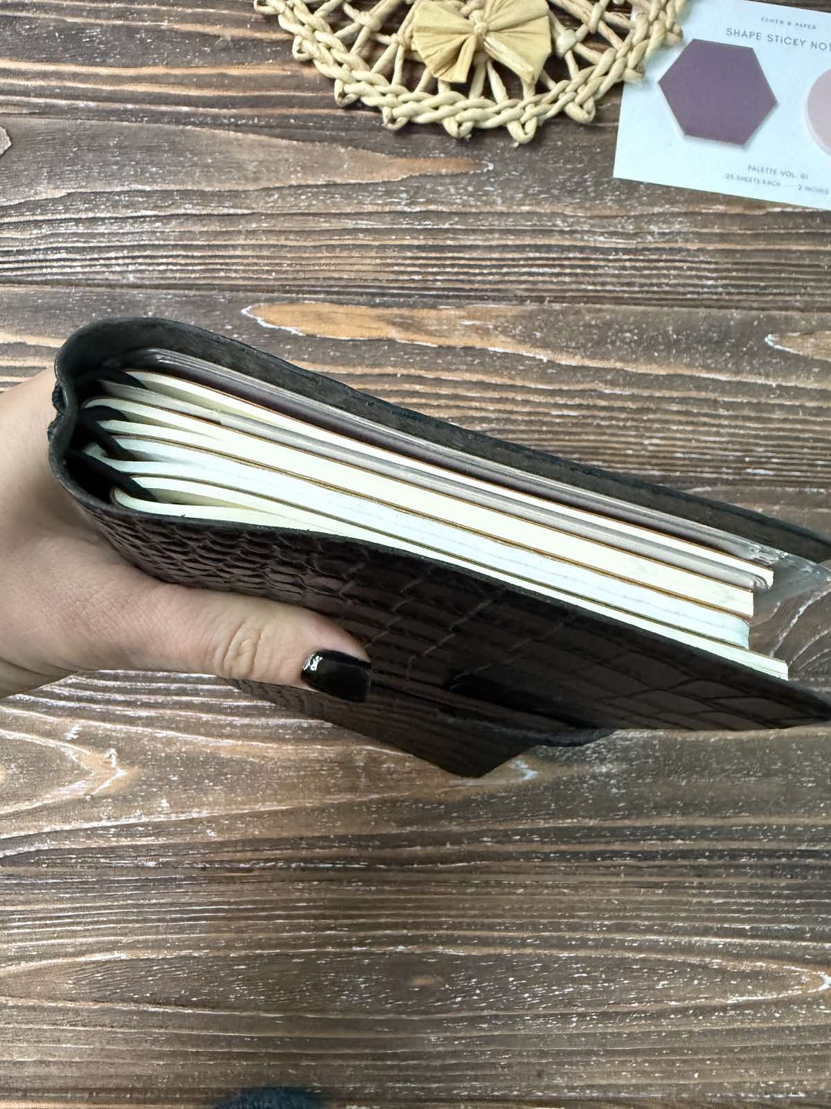 Tn Notebook Standard TN, Regular TN veg tan leather cover, Travelers Notebook, Mid ...