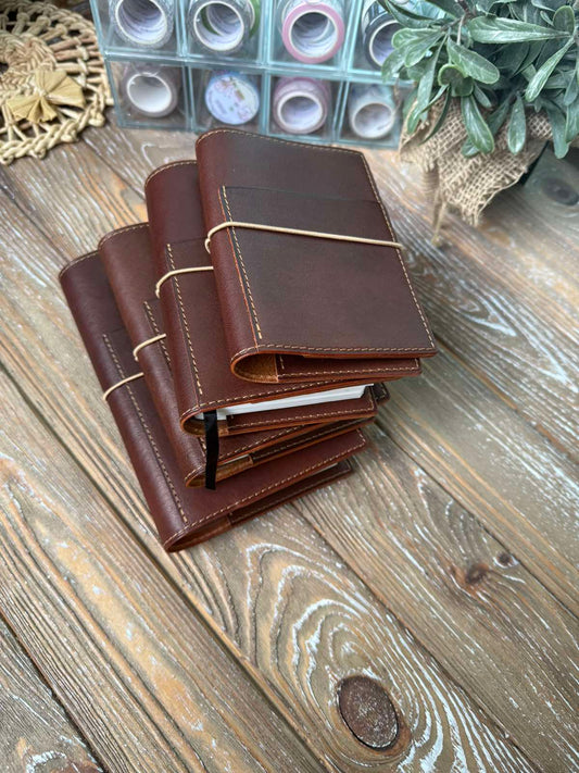 Limited Edition Brown Missouri Leather Planner Cover