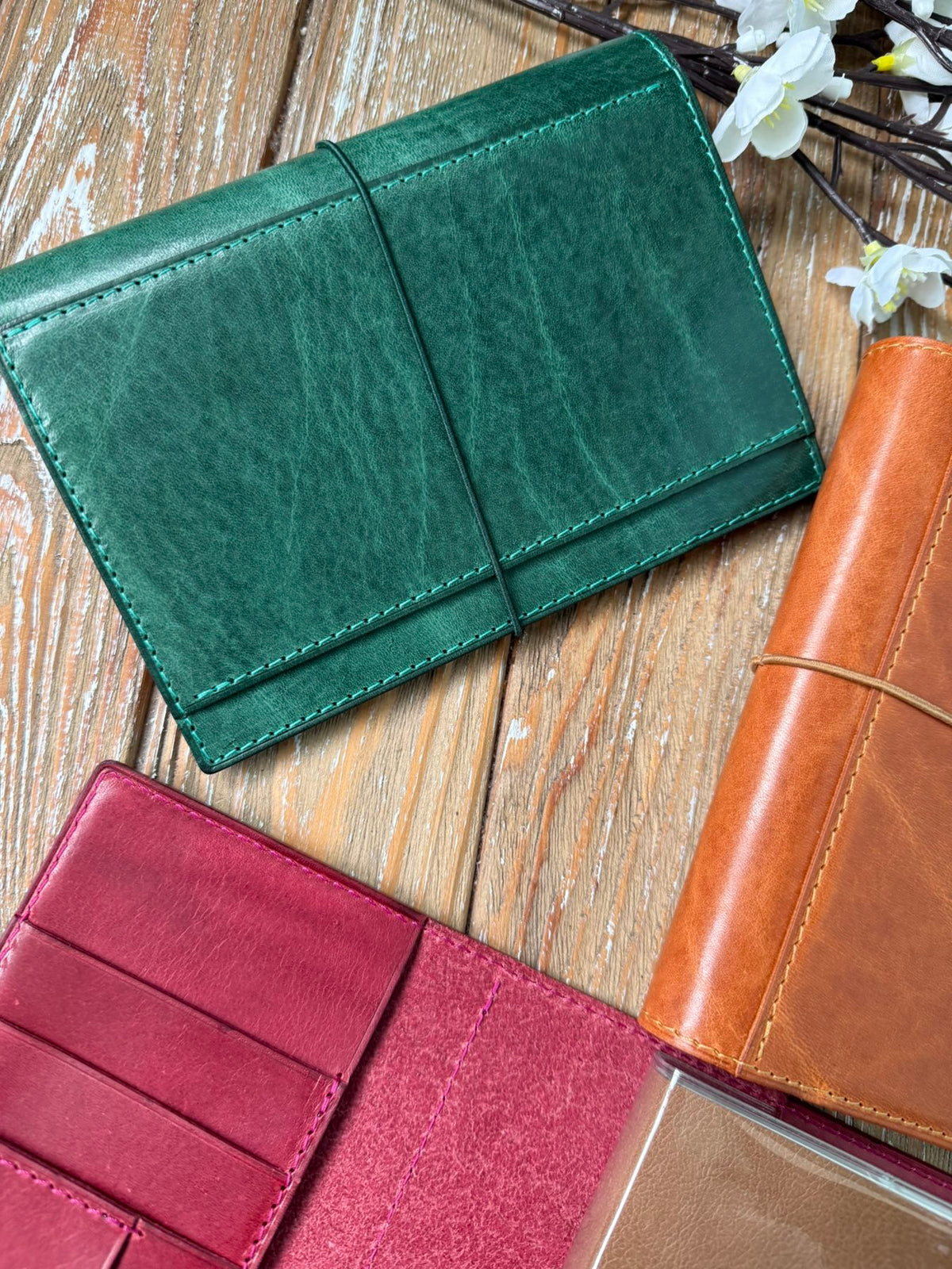 Allie Ryaz (FiloPlanner) - Premium Tuscan Italian Veg Tan Leather – Natural Sheen