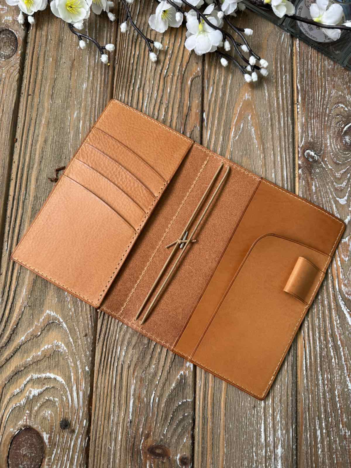 Ready to ship | Pocket & Passport - Aragosta leather