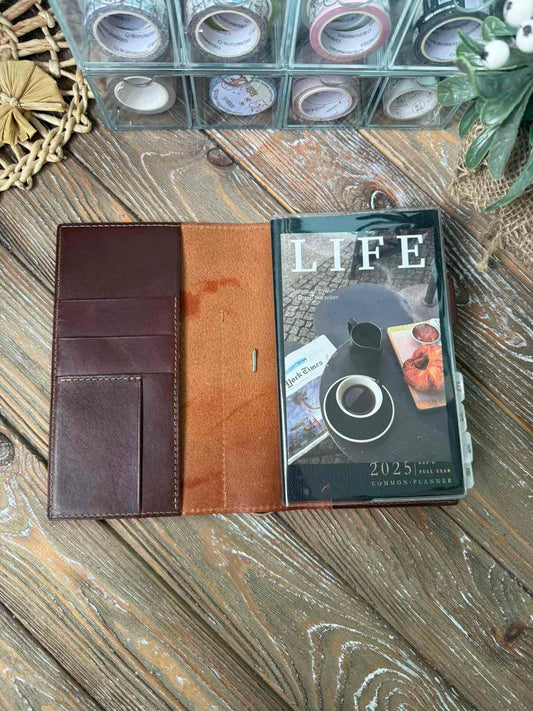 Limited Edition Brown Missouri Leather Planner Cover