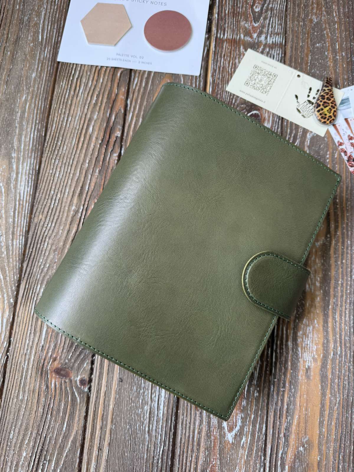 Leather  Cover For RoseyLifePlanner A5 size Flow