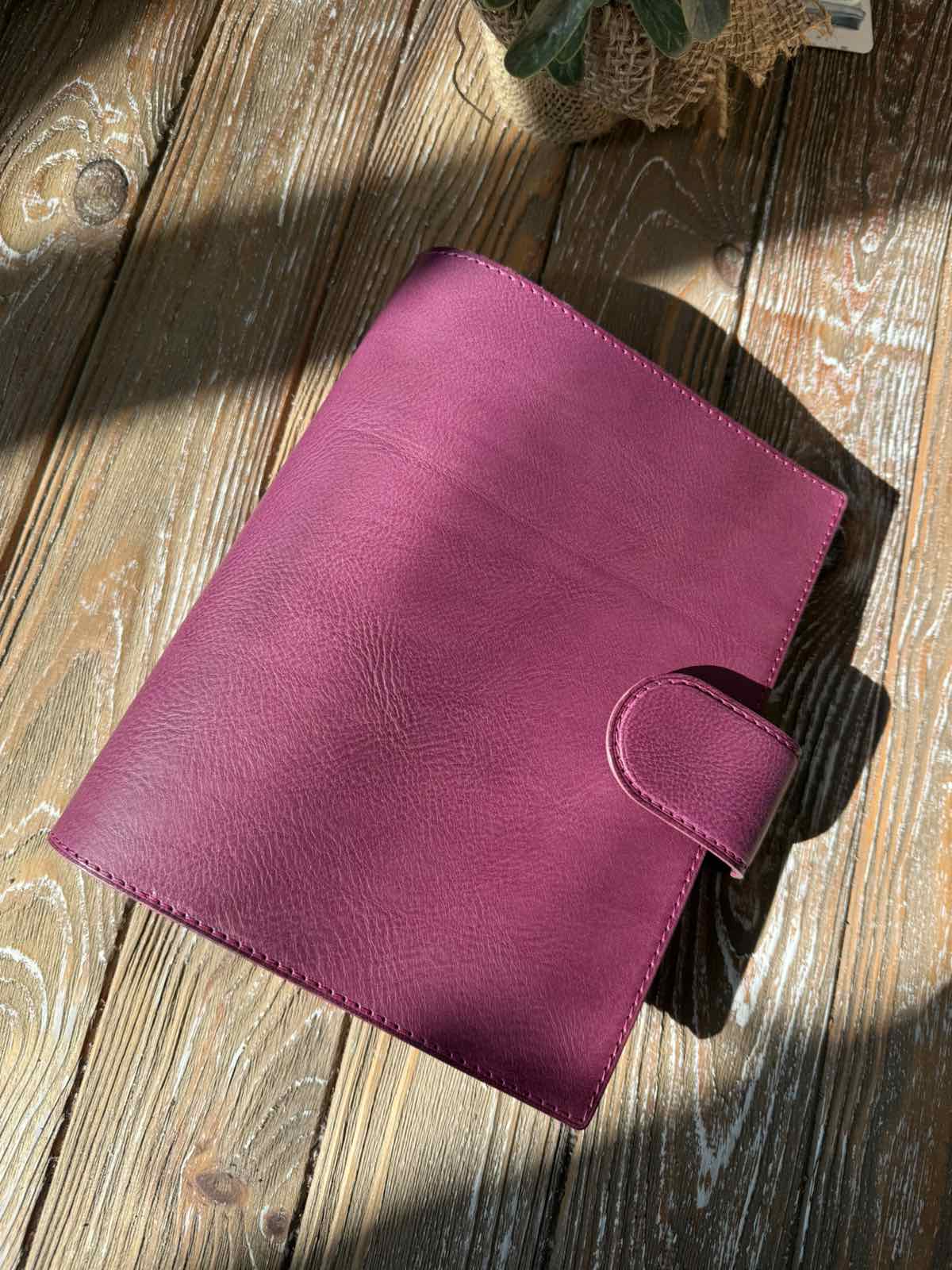 Leather  Cover For RoseyLifePlanner A5 size Flow