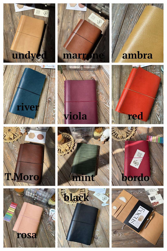 Filoplanner Trifold Leather Cover – Allie Ryaz Chunky Notebook Cover