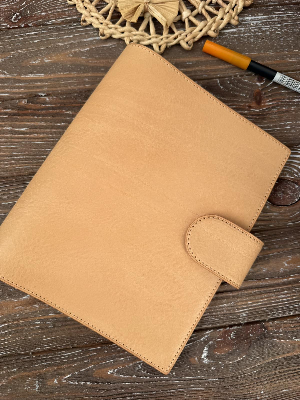 Allie Ryaz (FiloPlanner) Chunky Leather Cover