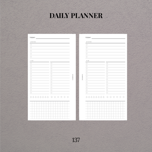 PRINTABLE Daily planner - 137