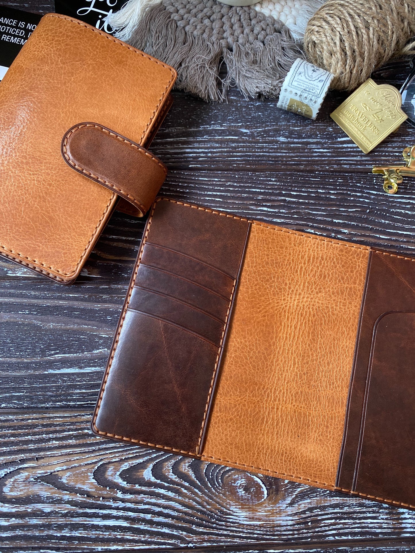 Moleskine Pocket TN leather cover