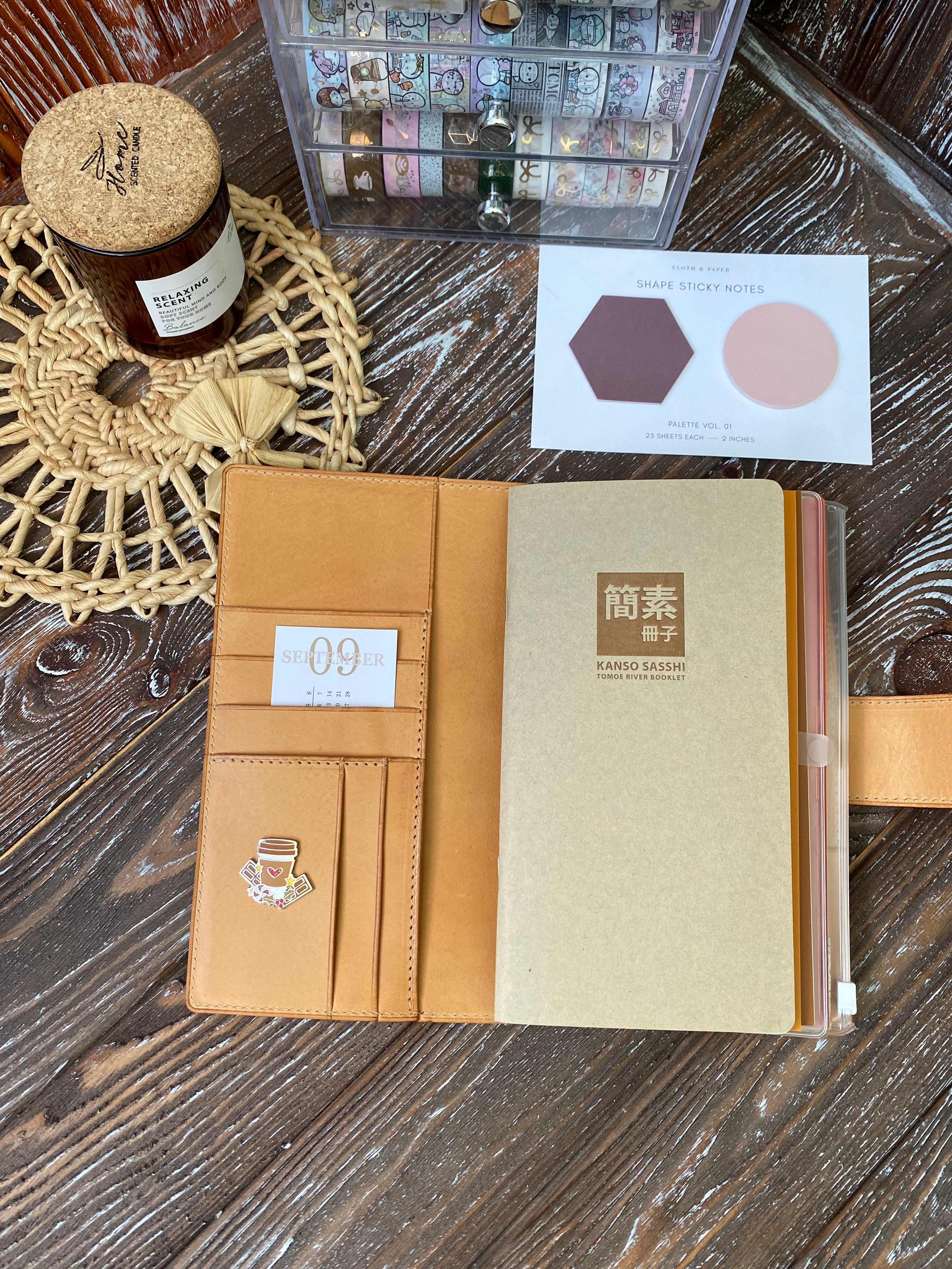 Standard TN Leather Cover – Handmade Veg Tan Traveler's Notebook