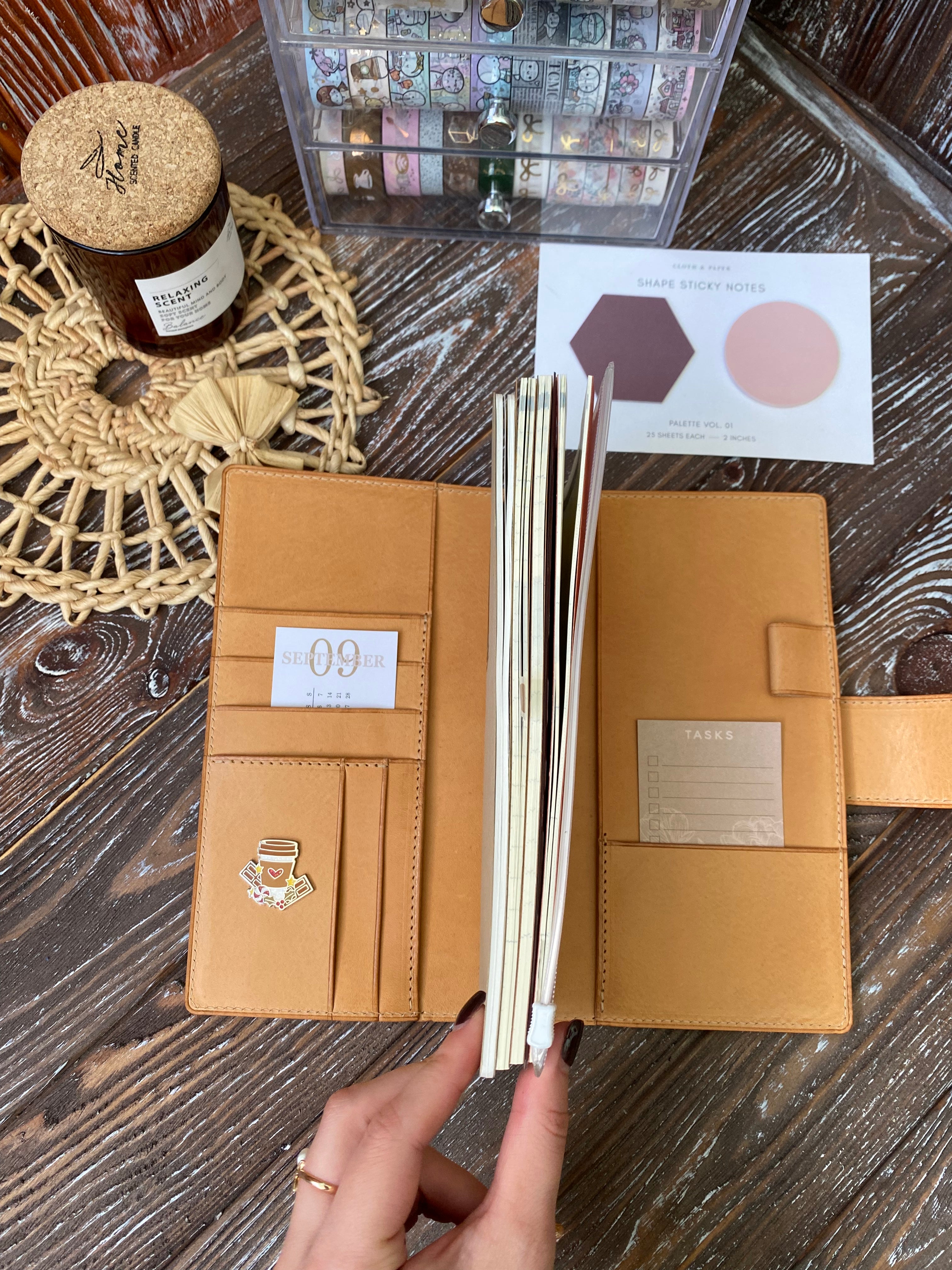 Standard TN Leather Cover – Handmade Veg Tan Traveler's Notebook