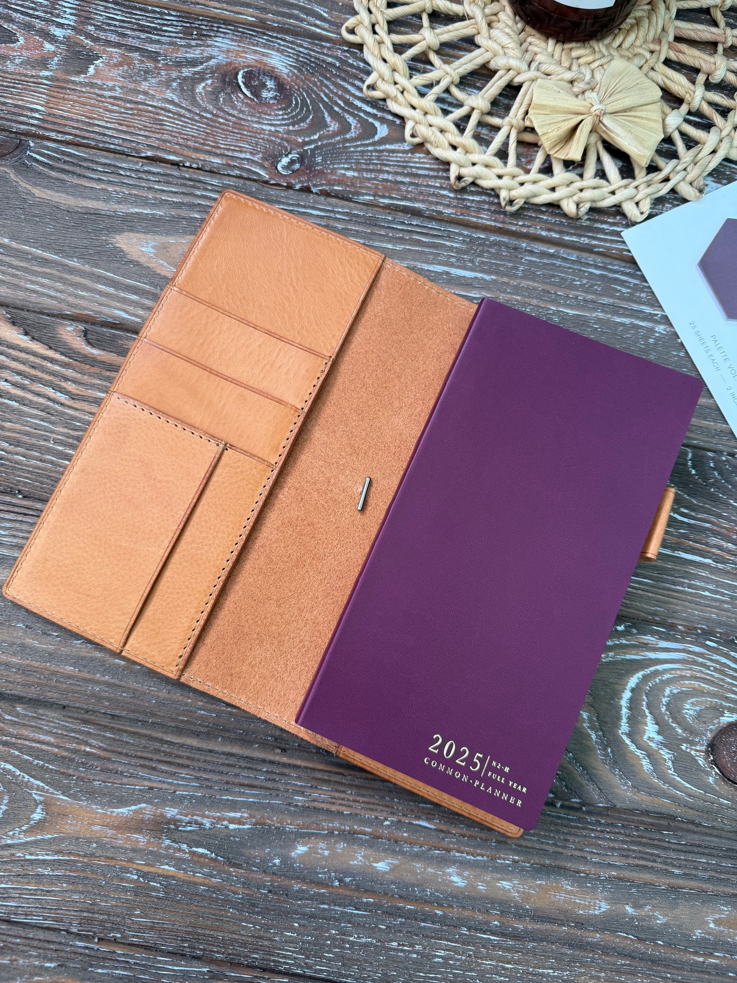 PREORDER PTD,  Common planner |N2| Full year leather cover