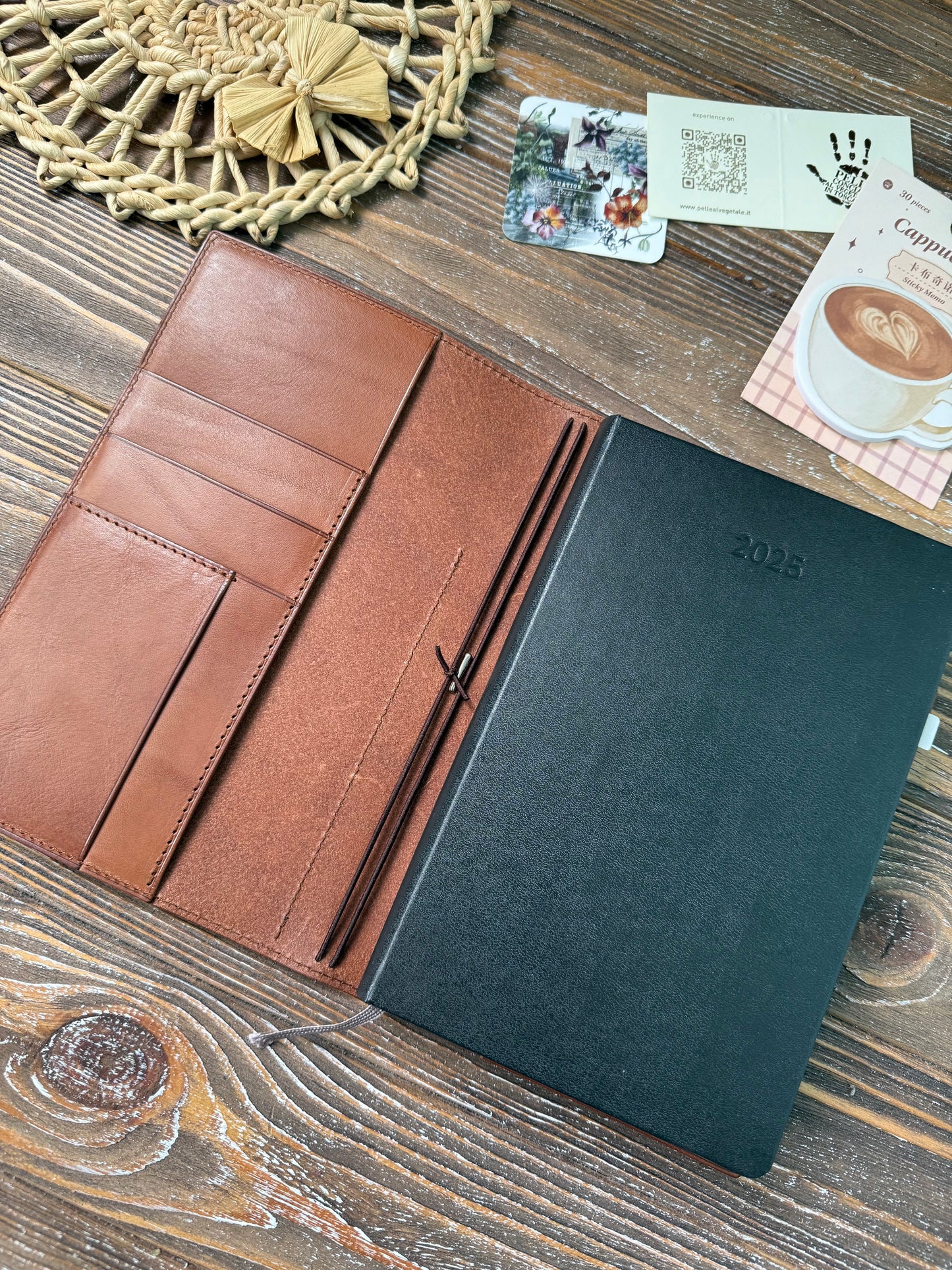 Leather Cover for Moleskine Planner Notebooks – Multiple Sizes – Preorder