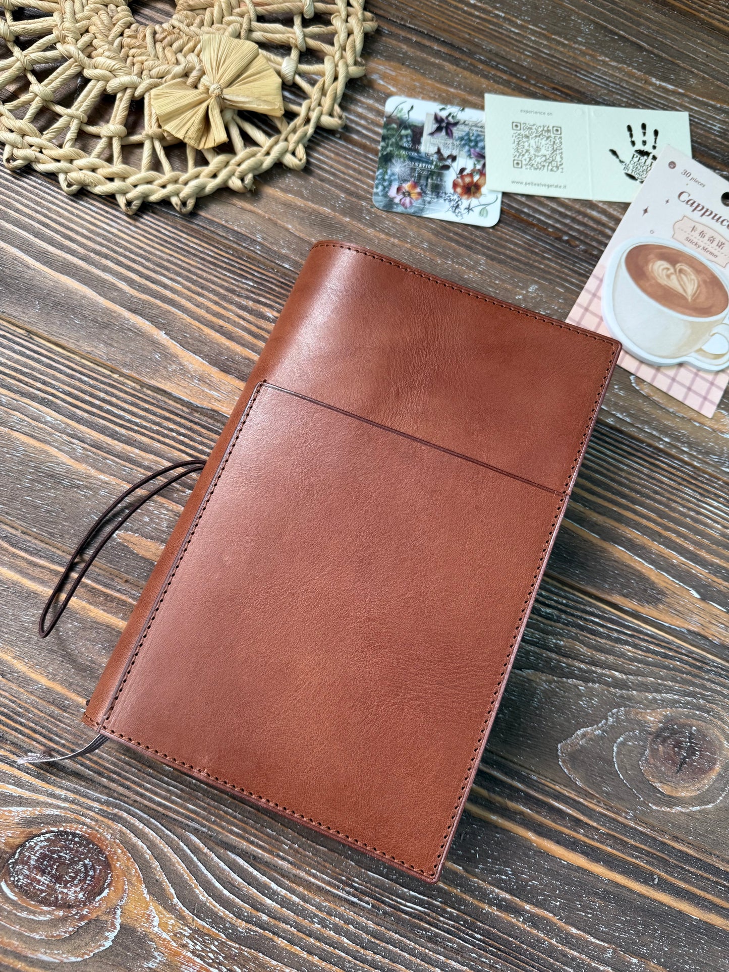 Leather Cover for Moleskine Planner Notebooks – Multiple Sizes – Preorder