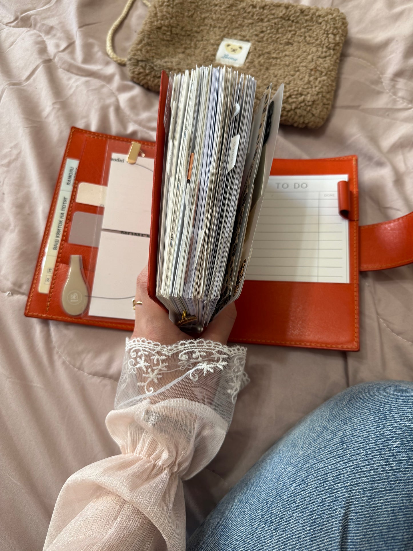 Personal Rings Leather Planner Cover – Handmade & Functional - Preorder