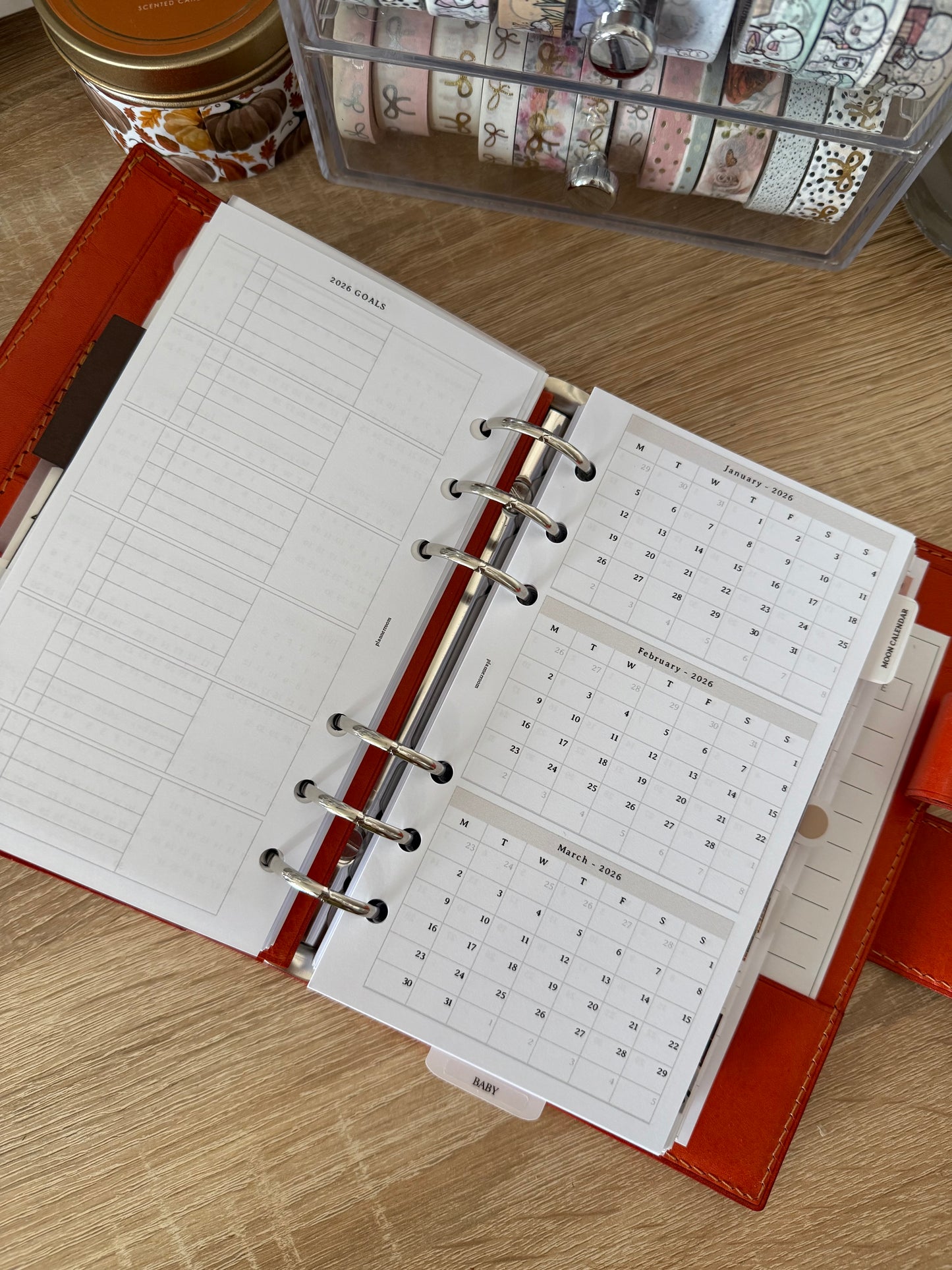 2026 PRINTED Yearly Planner bundle