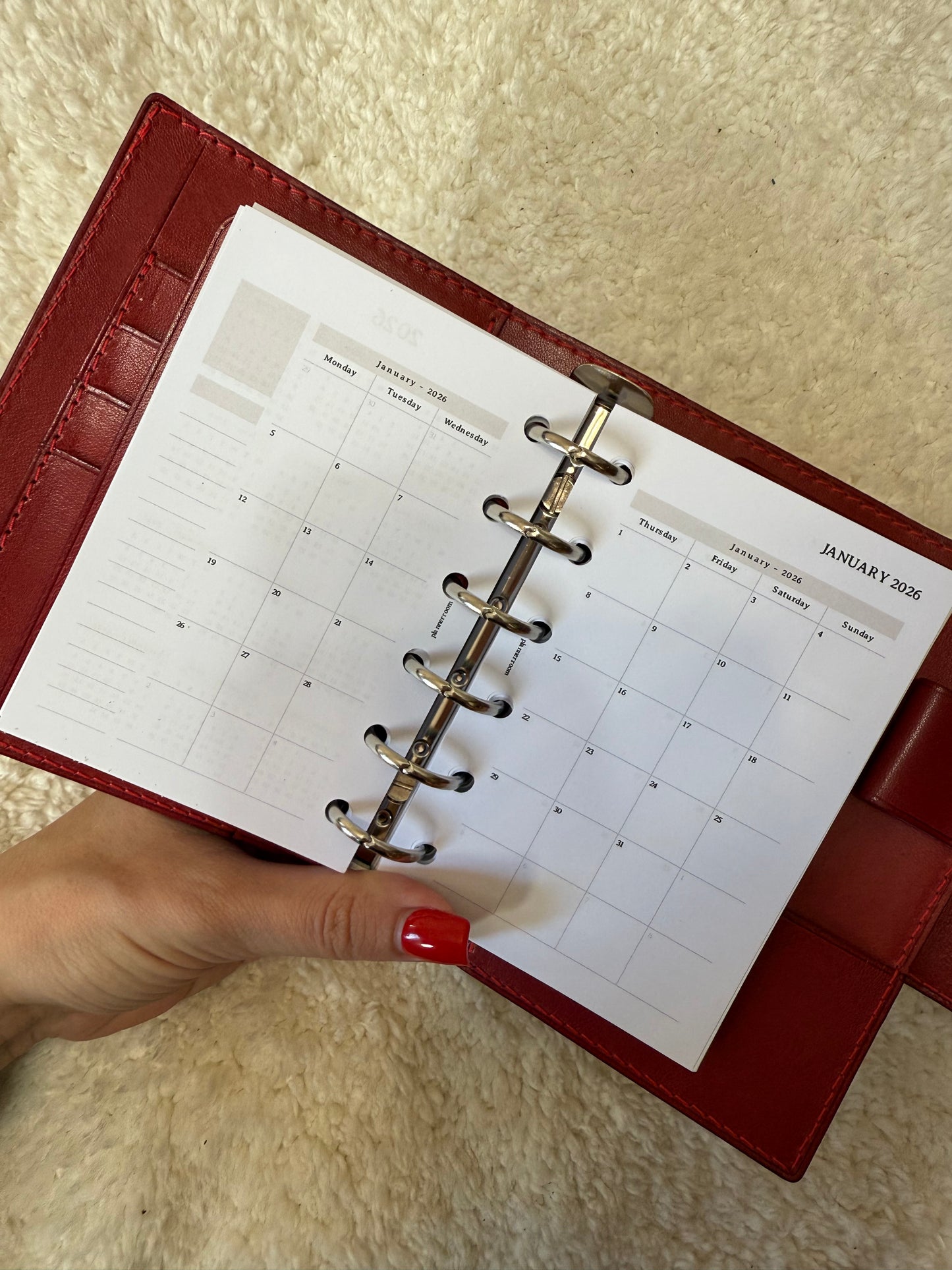 2026 PRINTED Monthly Planner
