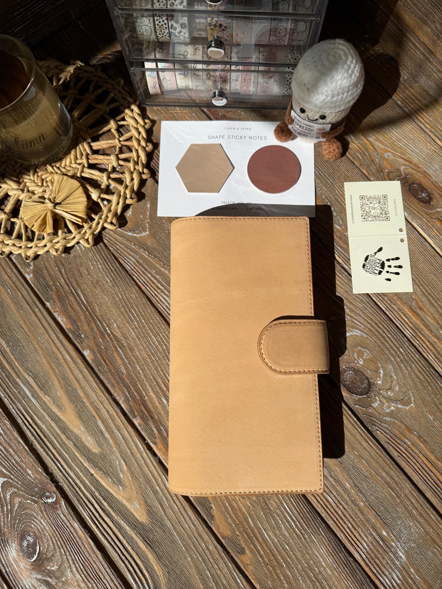 Nubuck Leather Planner Cover - Multiply sizes
