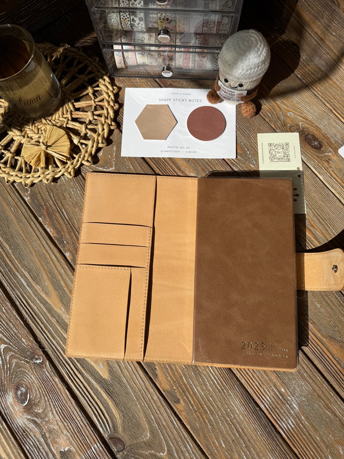 Nubuck Leather Planner Cover - Multiply sizes