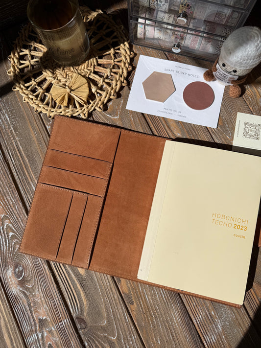 Ready to ship - Nubuck Leather Planner Cover