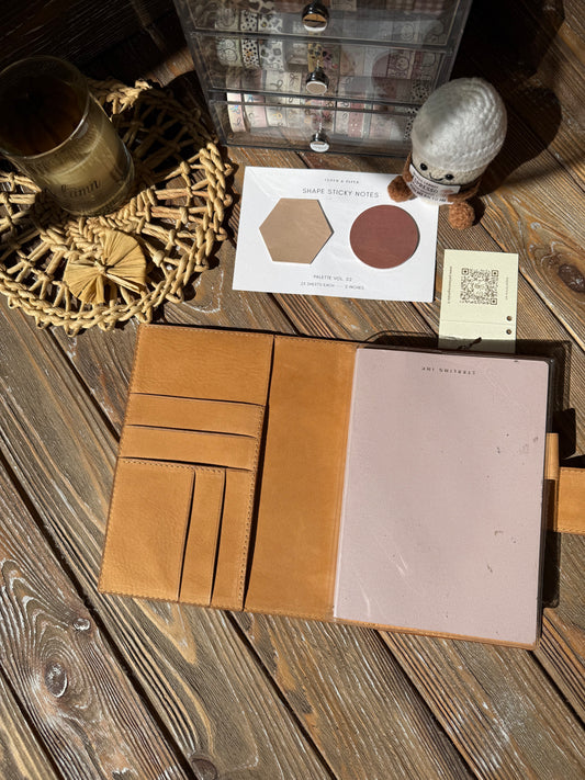 Ready to ship - Nubuck Leather Planner Cover
