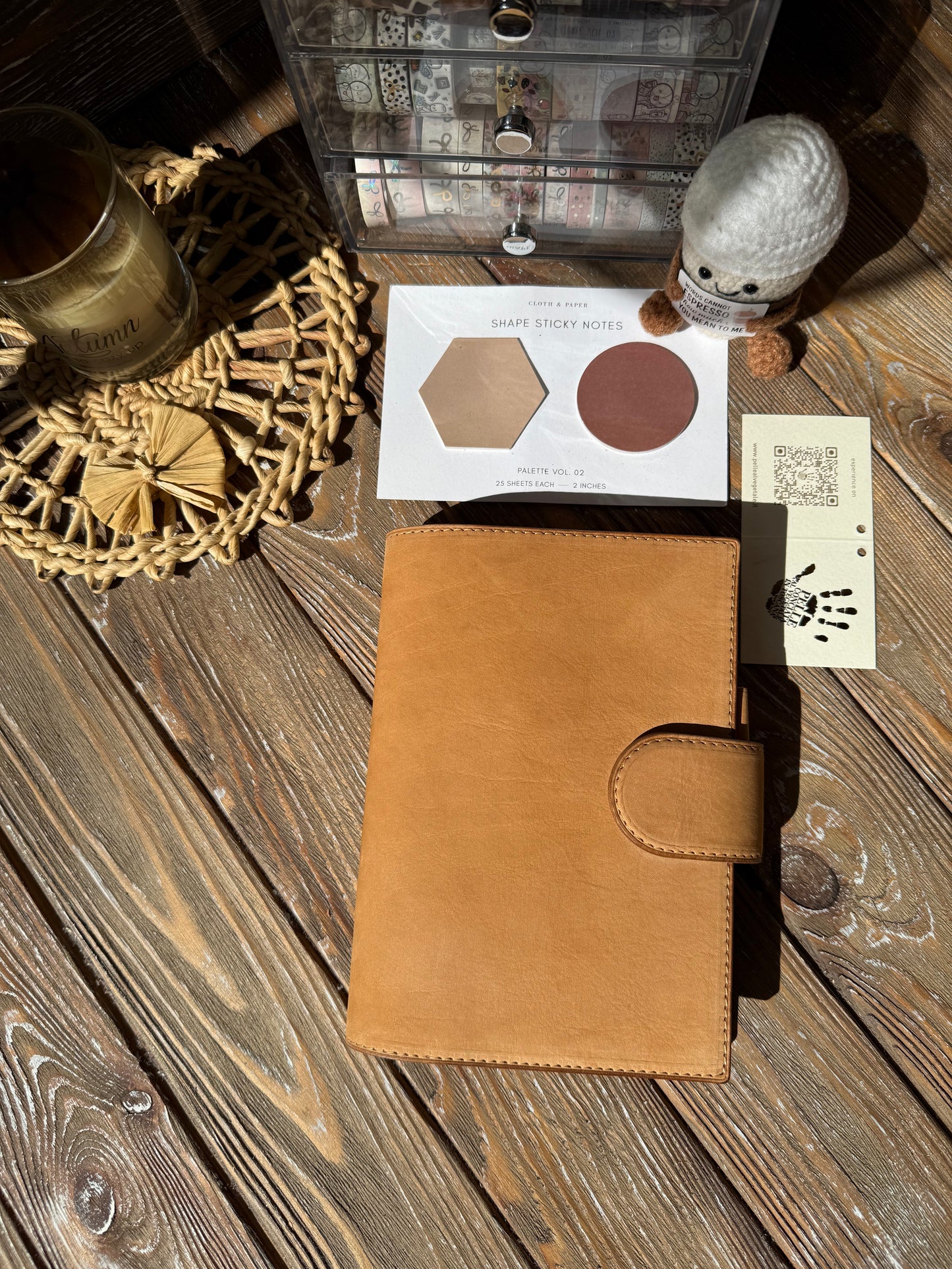 Nubuck Leather Planner Cover - Multiply sizes