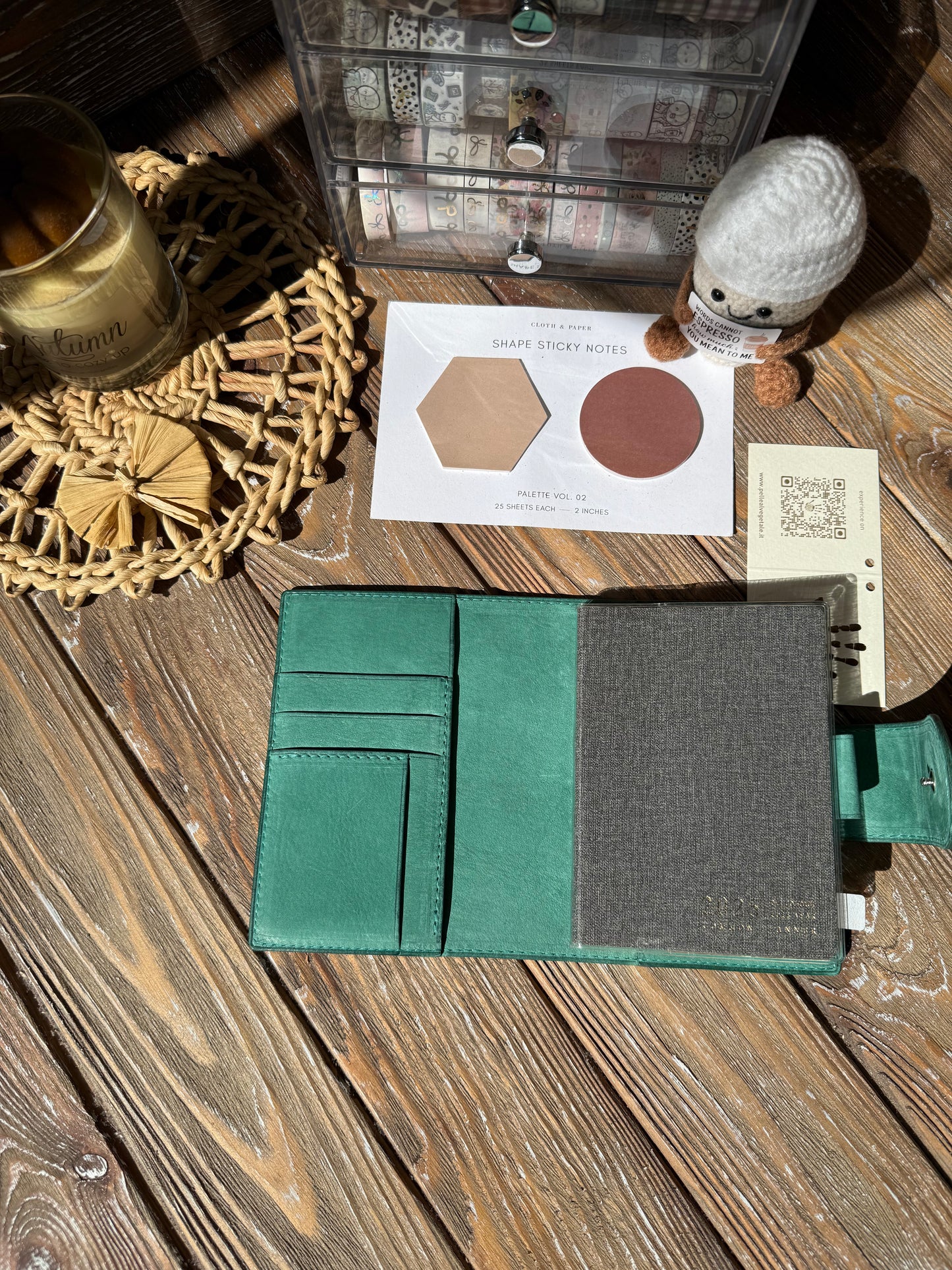 Nubuck Leather Planner Cover - Multiply sizes