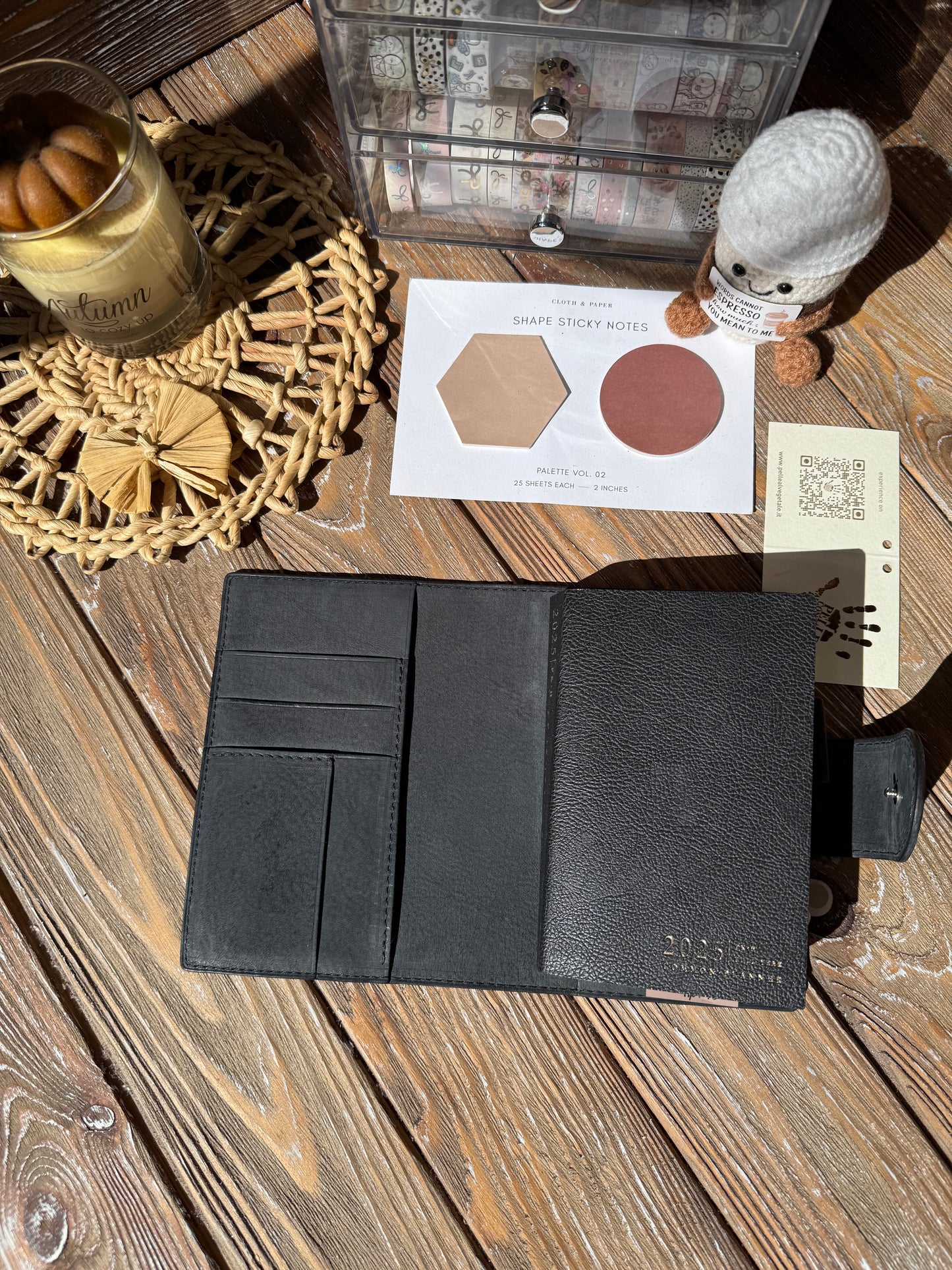 Nubuck Leather Planner Cover - Multiply sizes