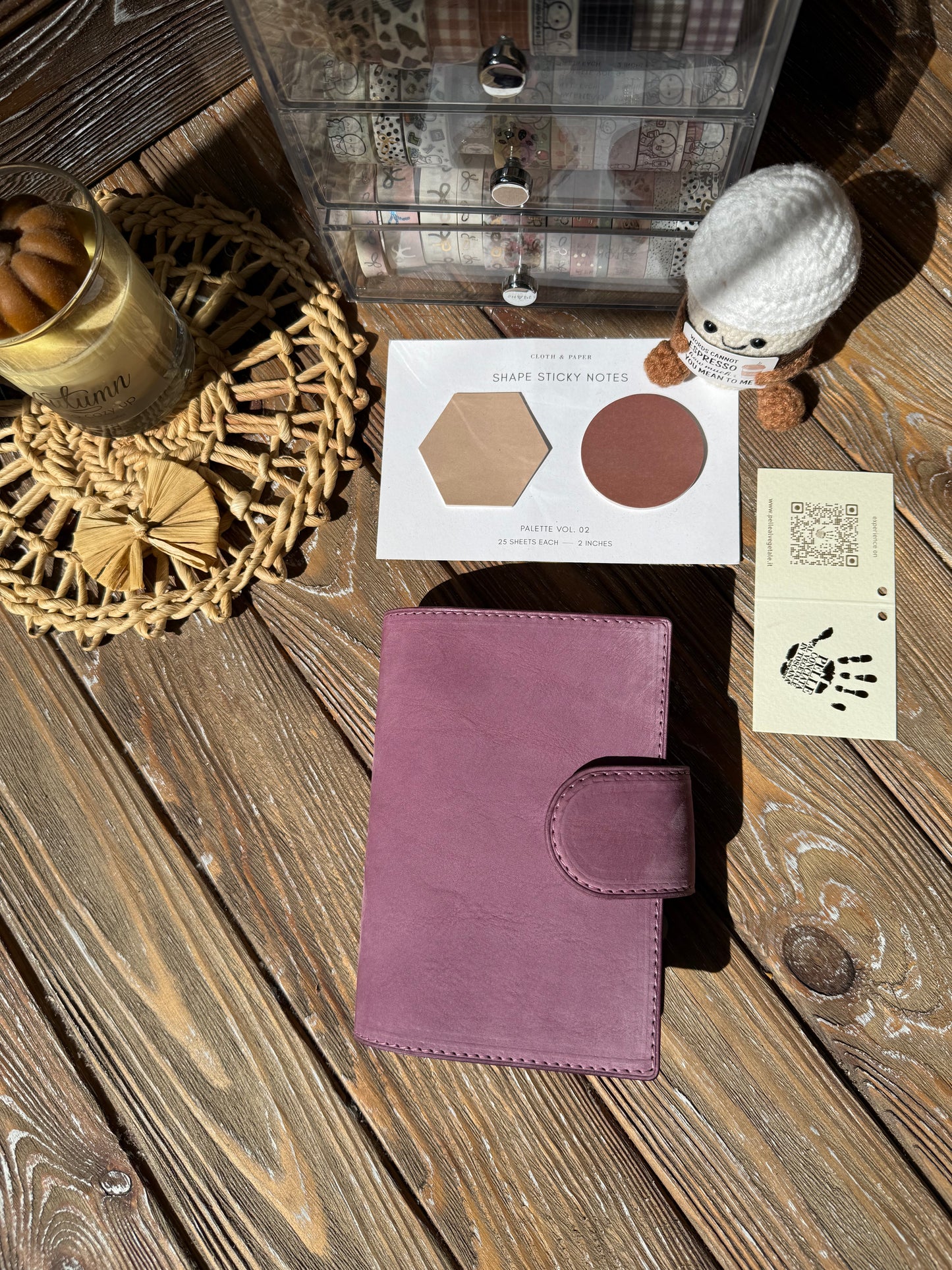 Nubuck Leather Planner Cover - Multiply sizes