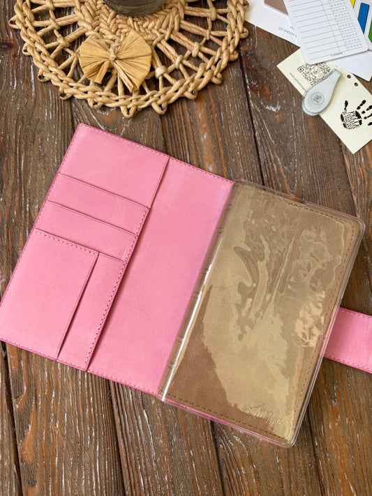 Allie Ryaz (Filoplanner) Nubuck Leather Planner Cover - Multiply sizes