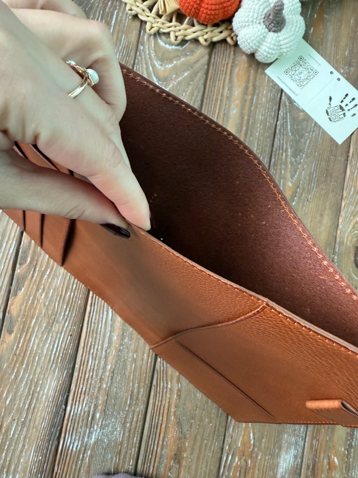 Ready to Ship, A5 Leather Planner Cover – Marrone Brown | Full-Length Back Pocket