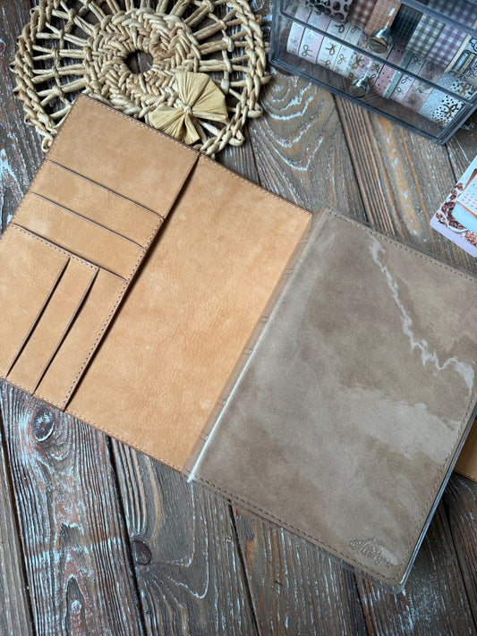 Ready to Ship Leather Cover –Allie Ryaz - A5 Size