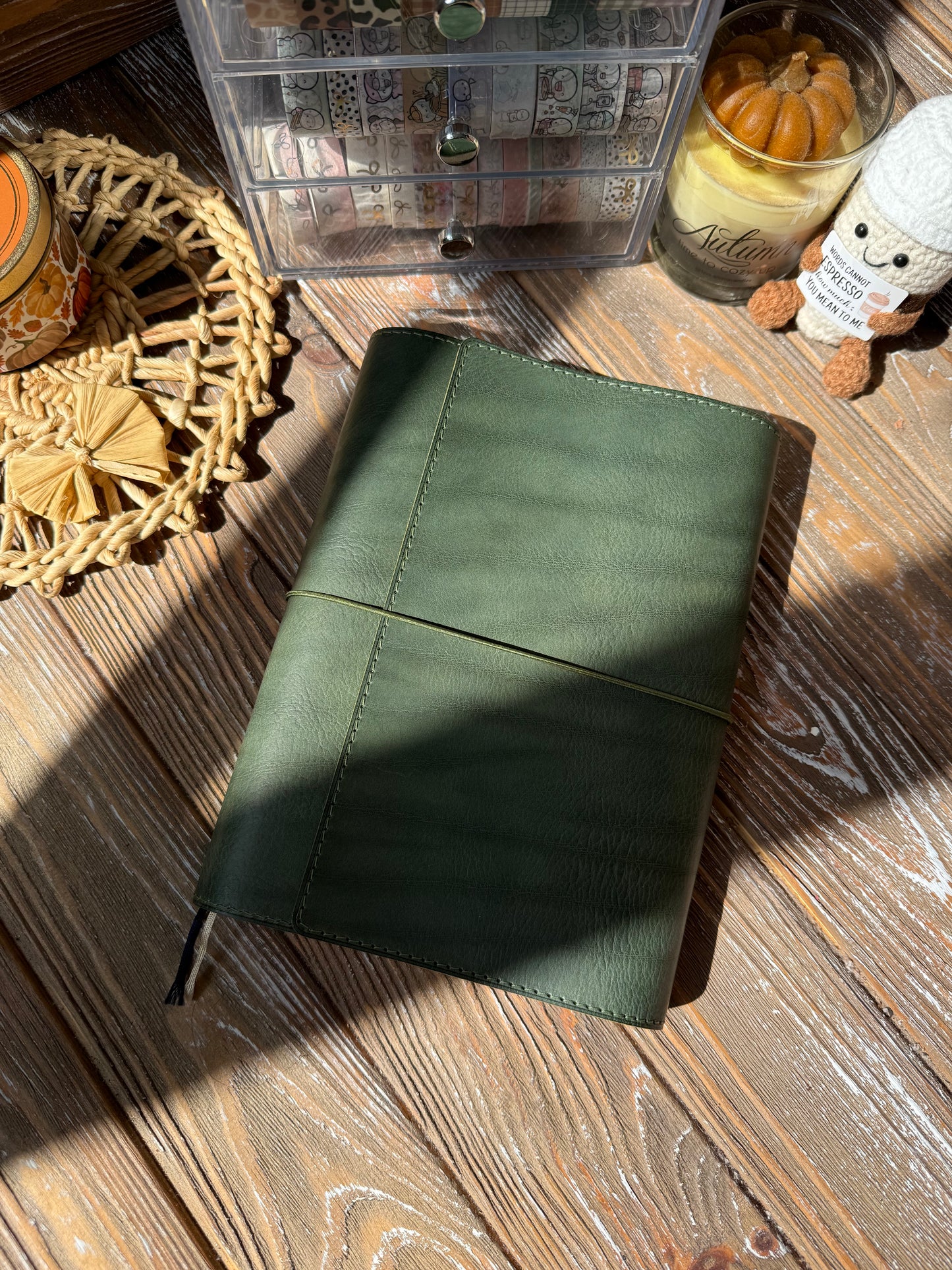 Filoplanner Trifold Leather Cover – Allie Ryaz Chunky Notebook Cover