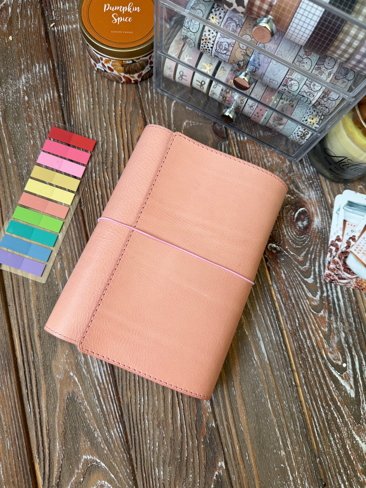 Filoplanner Trifold Leather Cover – Allie Ryaz Chunky Notebook Cover