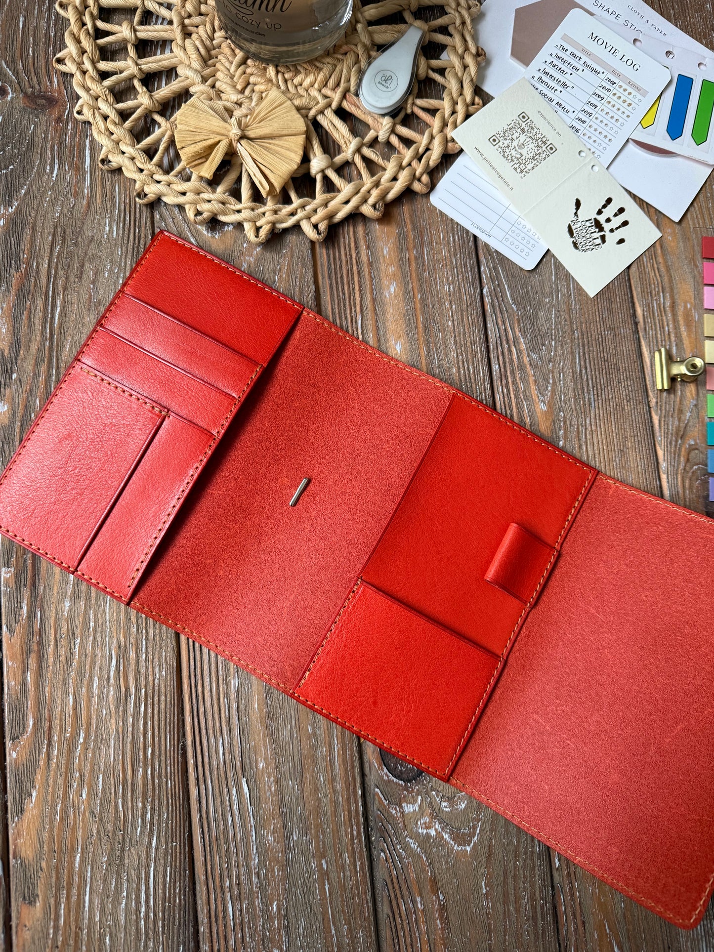 Filoplanner Trifold Leather Cover – Allie Ryaz Chunky Notebook Cover