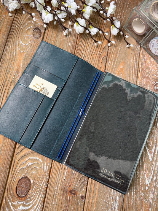 Ready to Ship A5 Slim River Leather Planner Cover