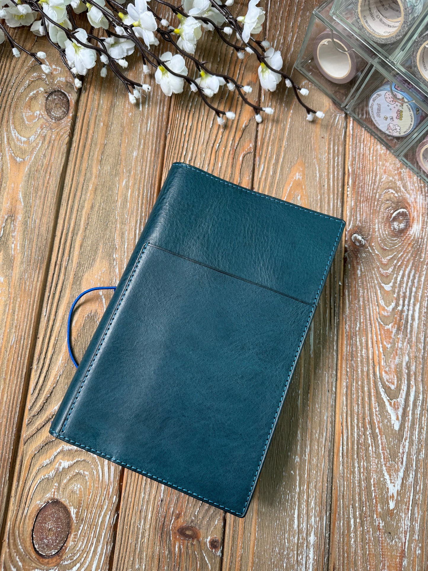 Ready to Ship A5 Slim River Leather Planner Cover