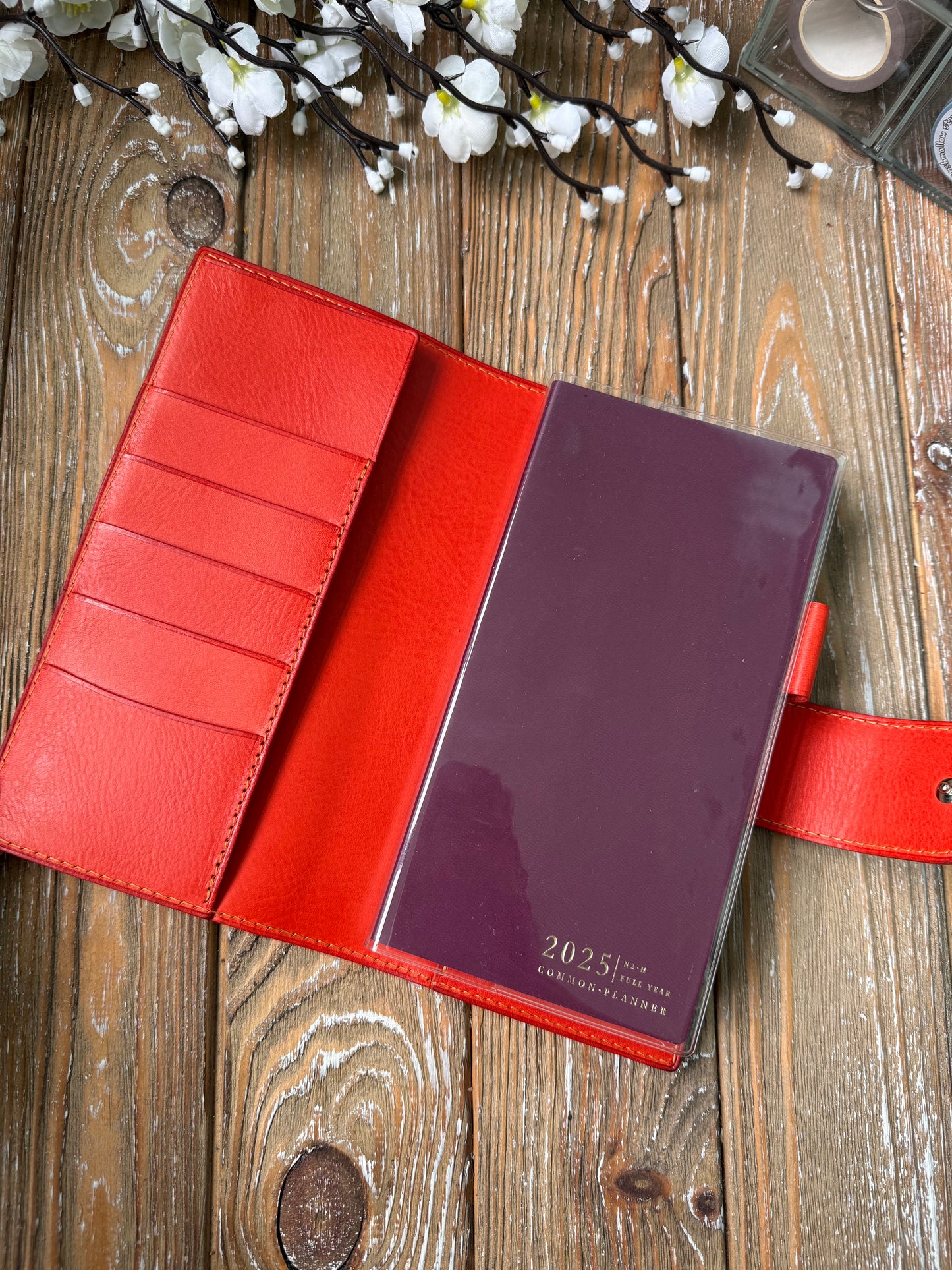 Hobonichi Weeks & N2 Leather Cover – Handmade Full-Grain Italian Leather