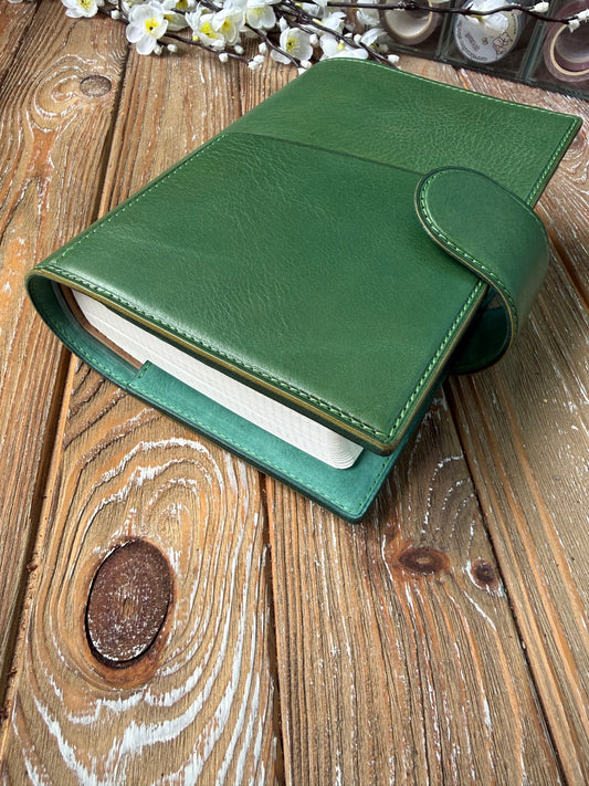 Filoplanner Leather Cover for Allie Ryaz Chunky Notebook with Nubuck Lining