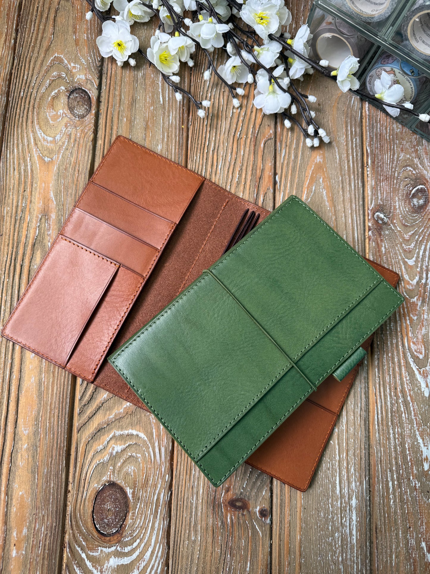 Leather Cover for Planner Notebooks – Sterling Ink Sizes – Preorder