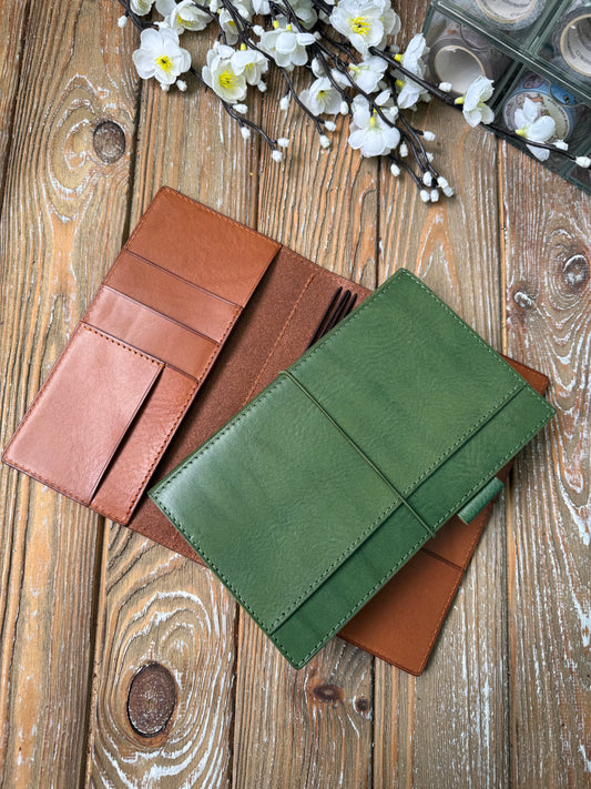 Leather Cover for Moleskine Planner Notebooks – Multiple Sizes – Preorder