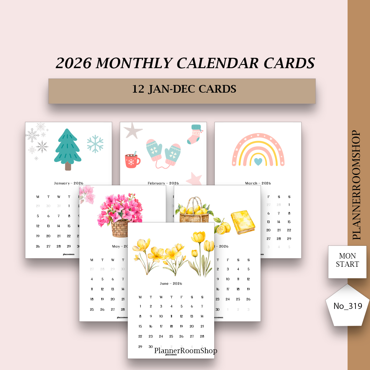 2026 PRINTABLE inserts (all inserts, sizes in 1 file)